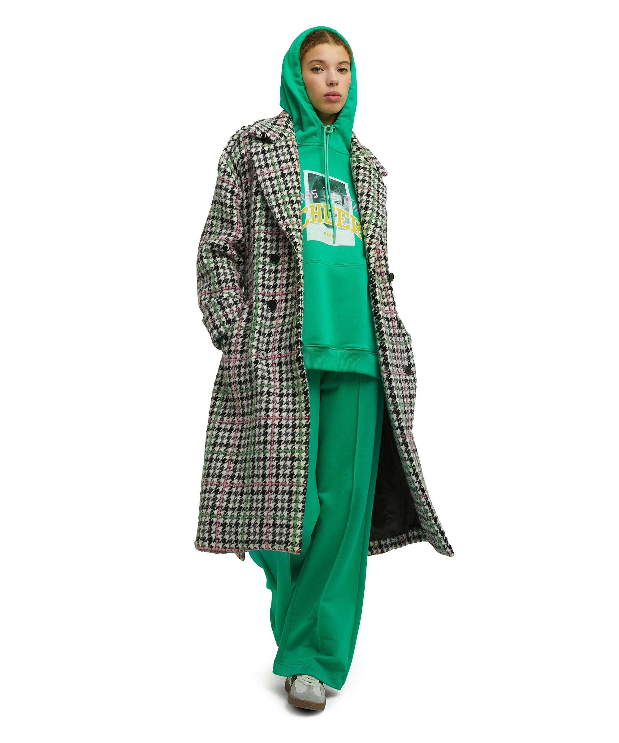 Cotton hooded sweatshirt with &laquo;Yearbook Print&raquo; print - 5