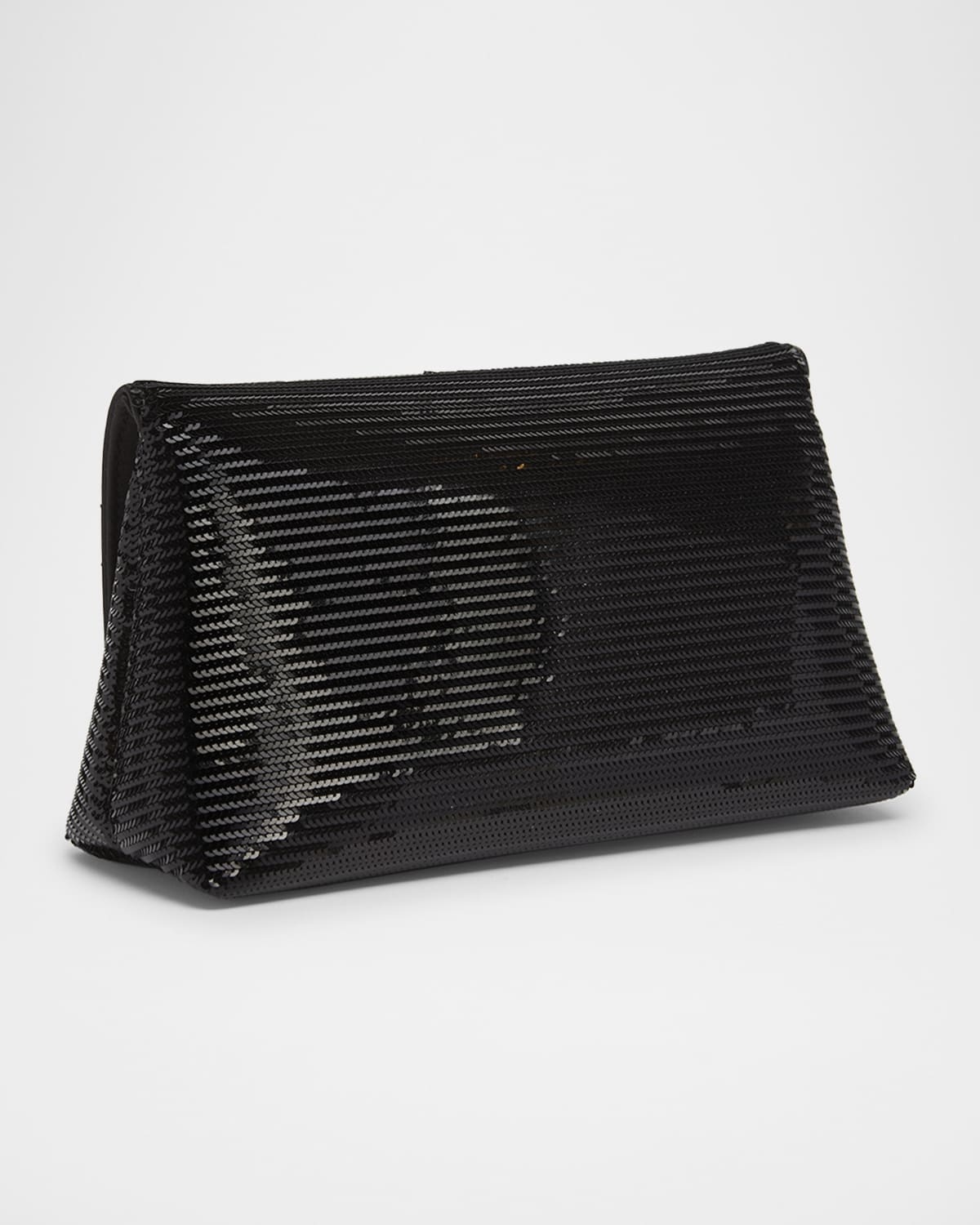 Nobile Mini Clutch Bag in Sequin-Embroidered Viscose - 3