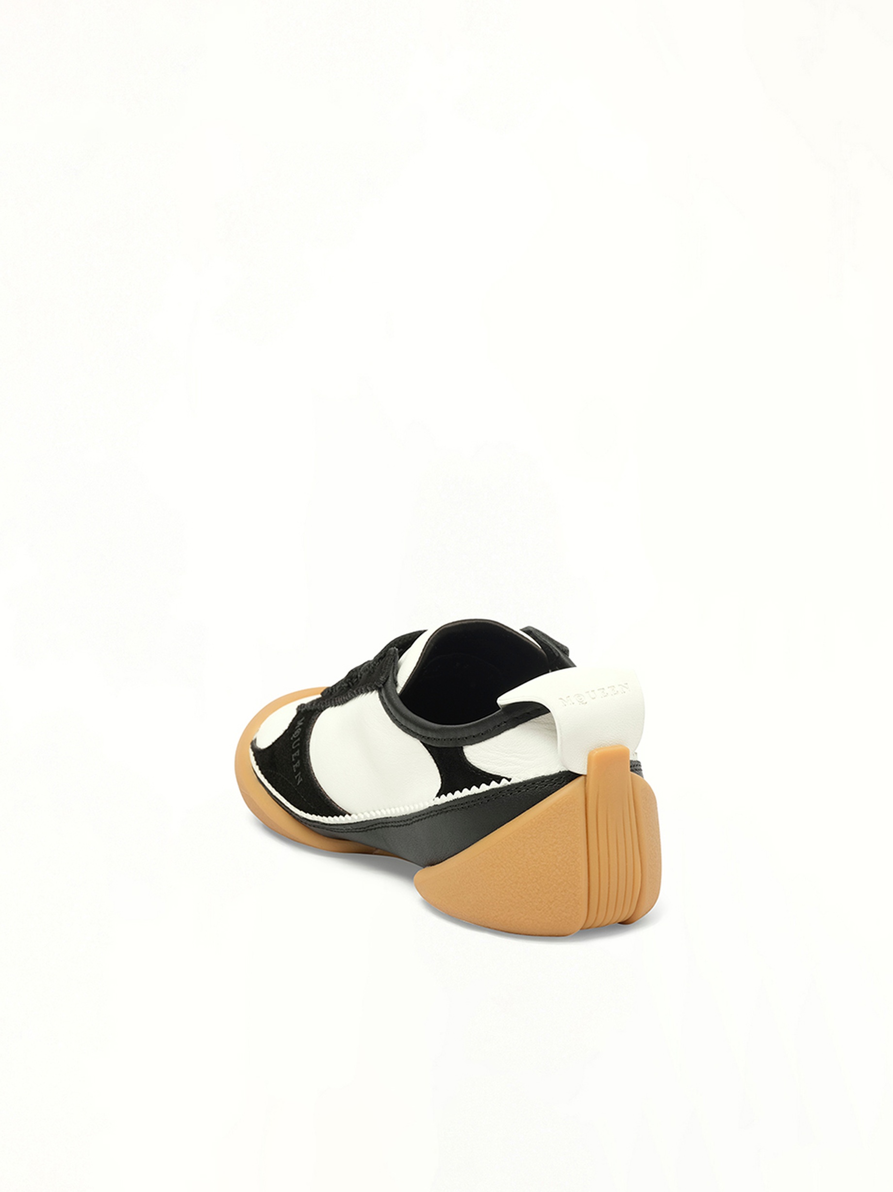 Flexion Sneaker in White/Black/Brown - 3