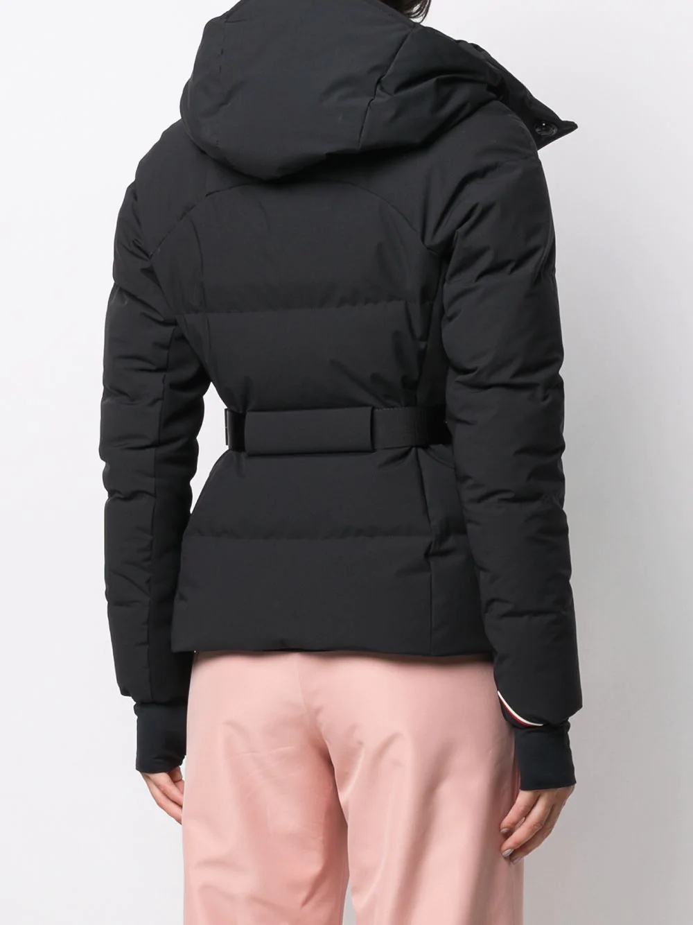 funnel neck quilted down jacket  - 4