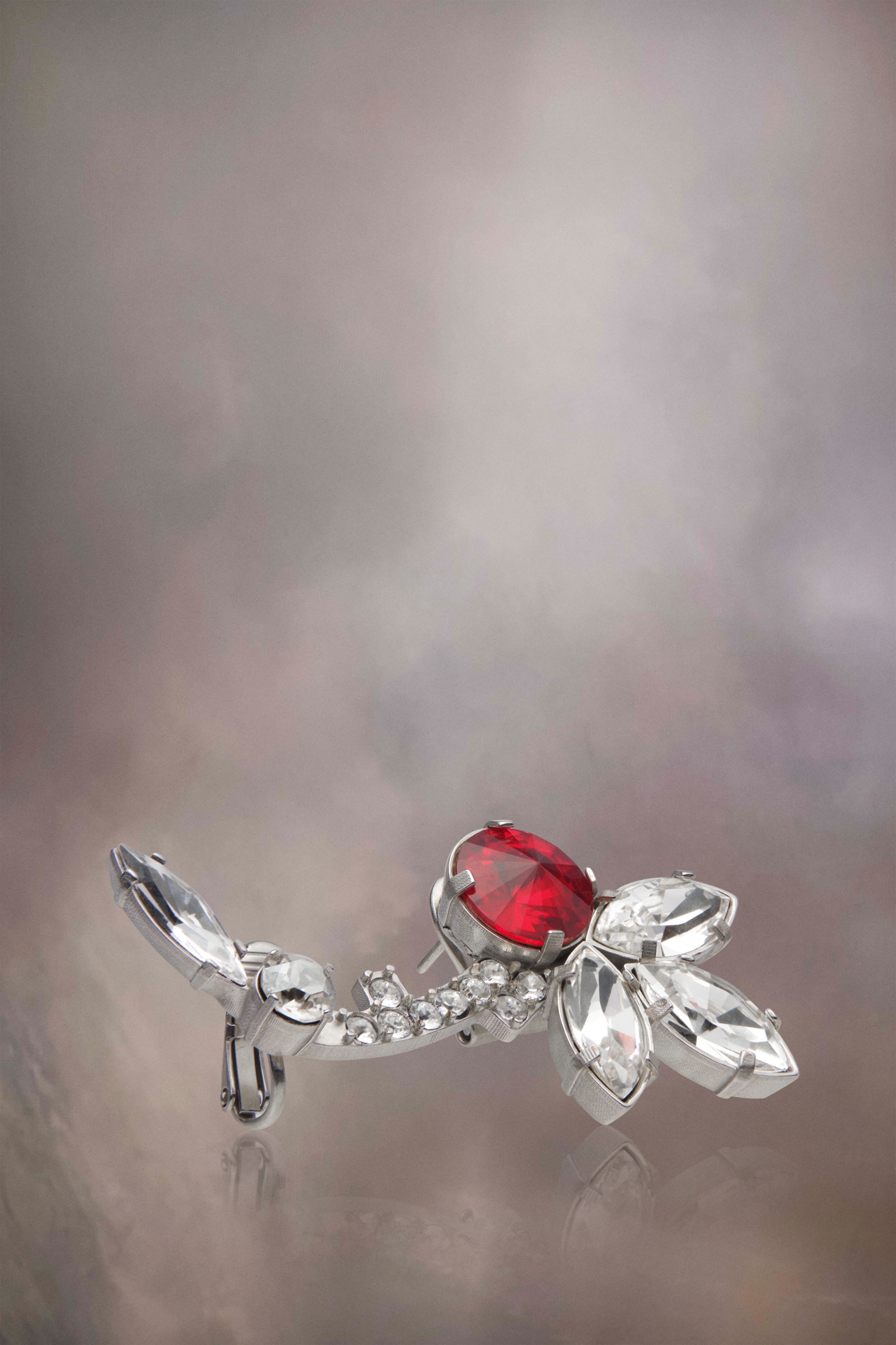 Rhinestone ear cuff - 2