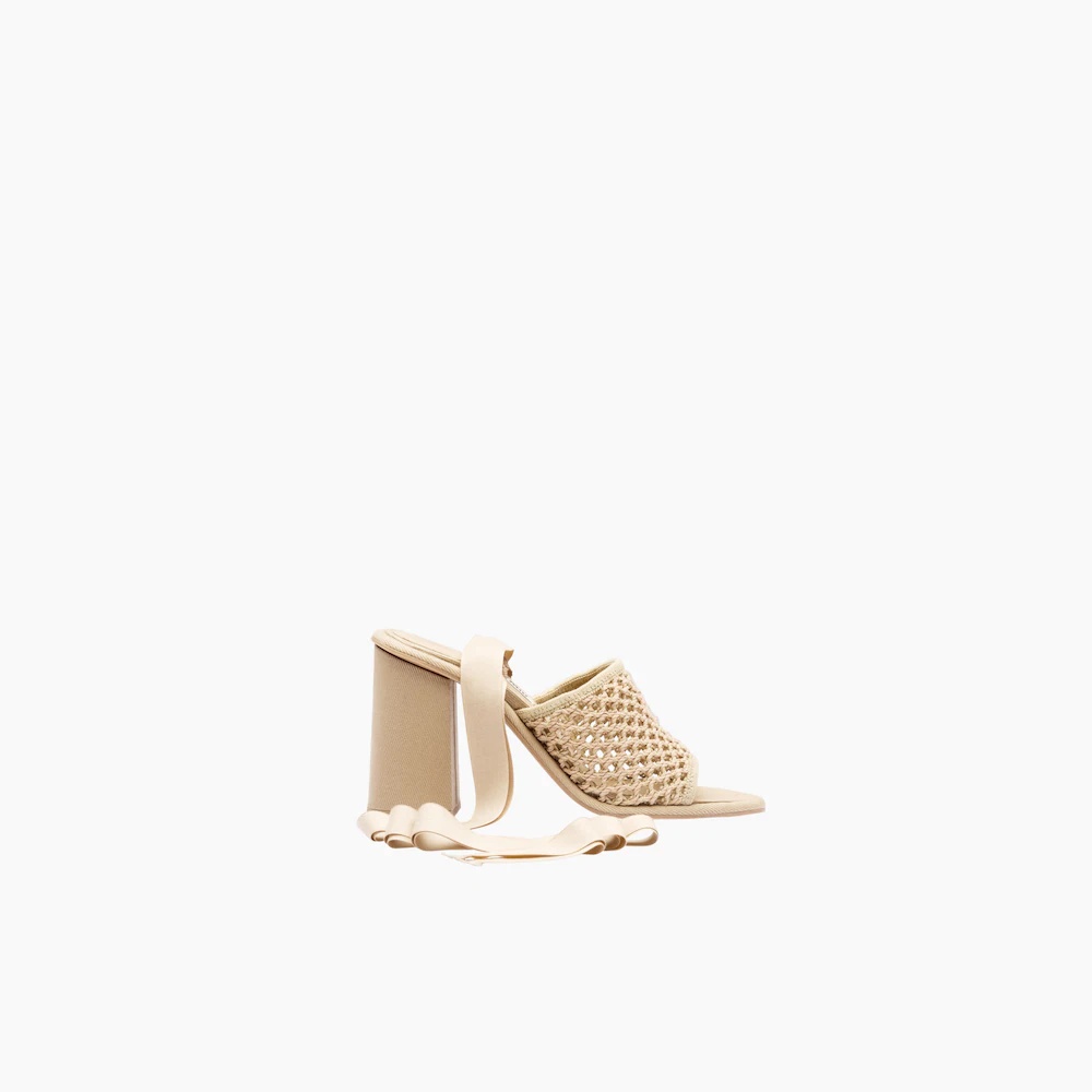 Macramé fabric sandals - 2