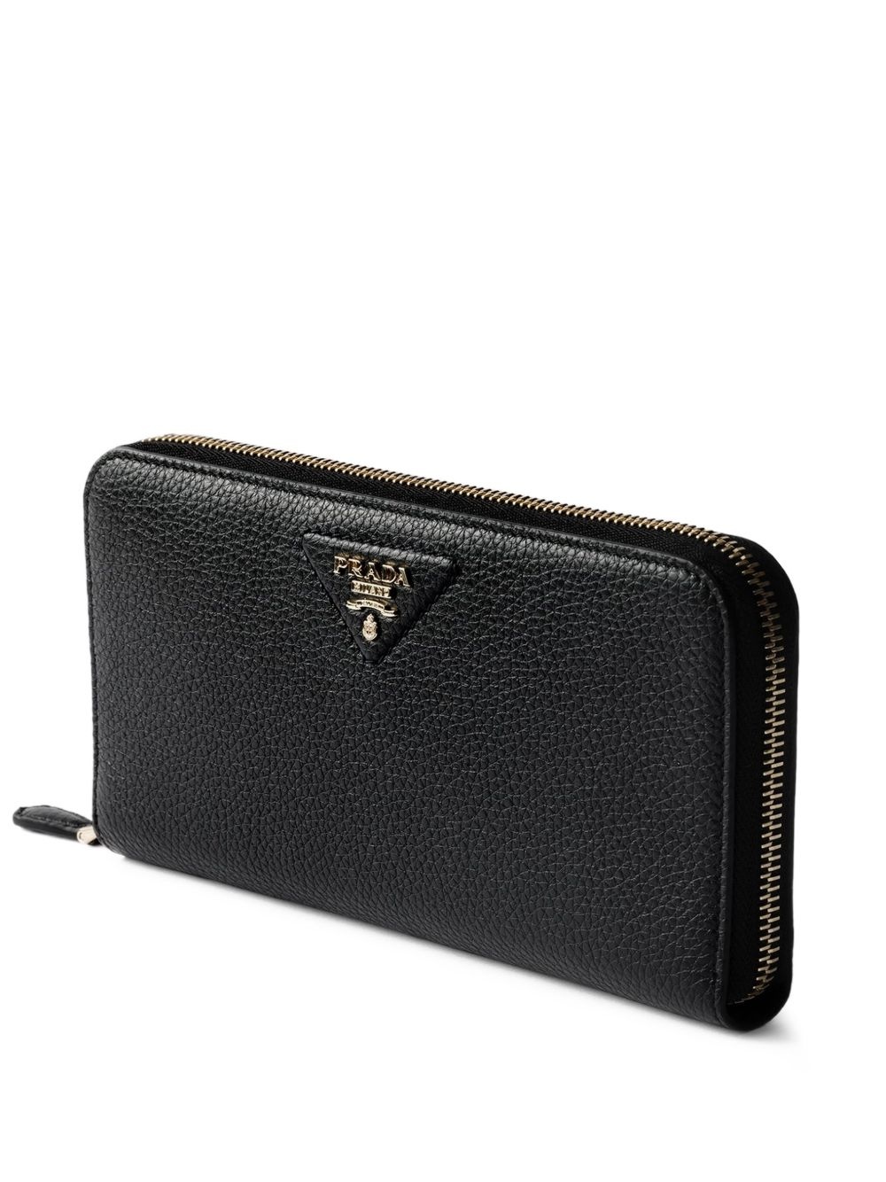 large leather zip-around wallet - 3