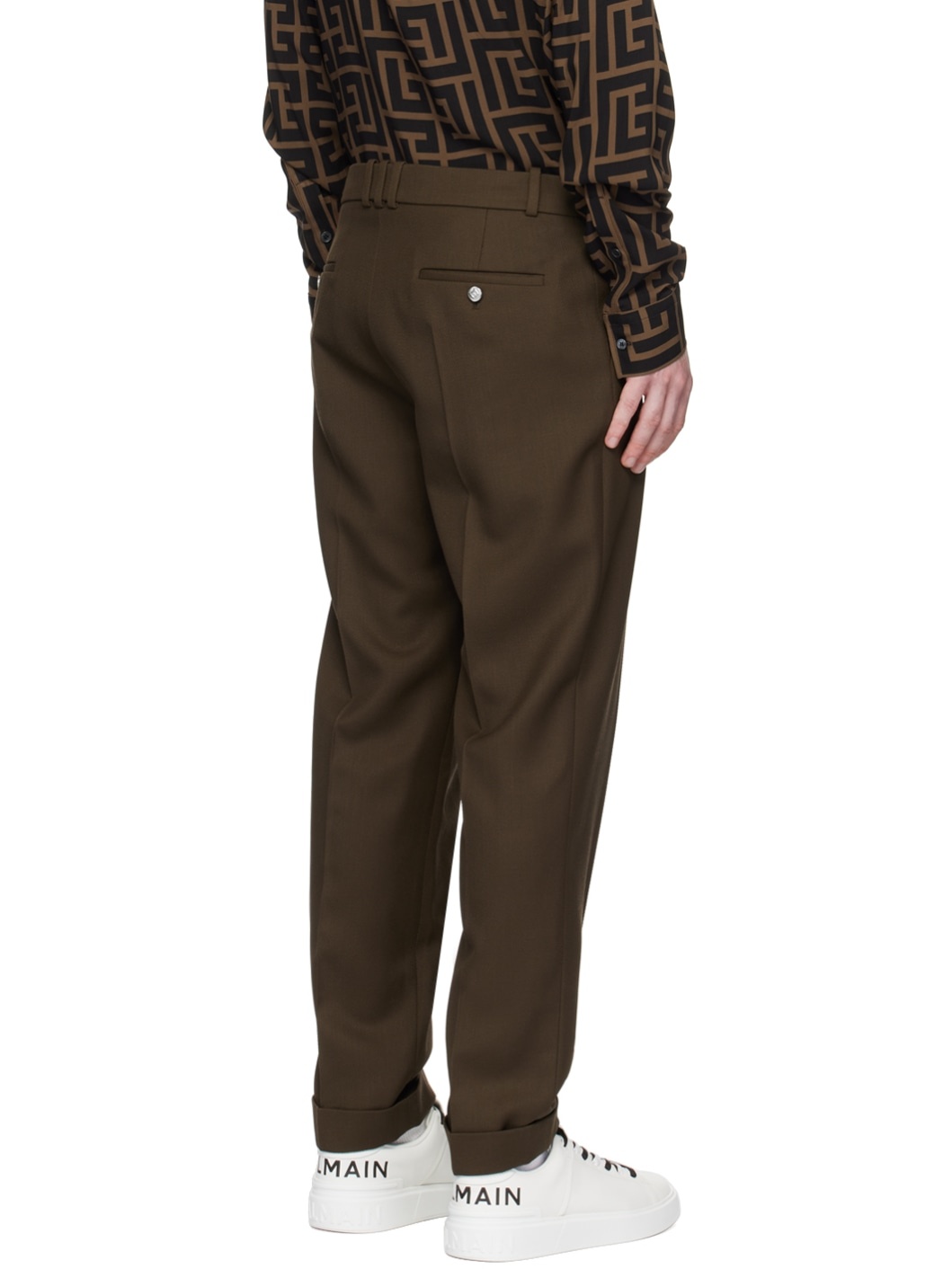 Brown Four-Pocket Trousers - 3