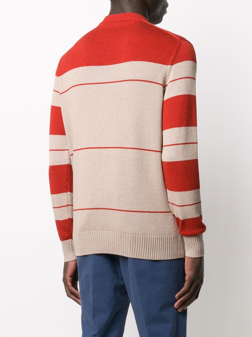 horizontal-stripe jumper - 4