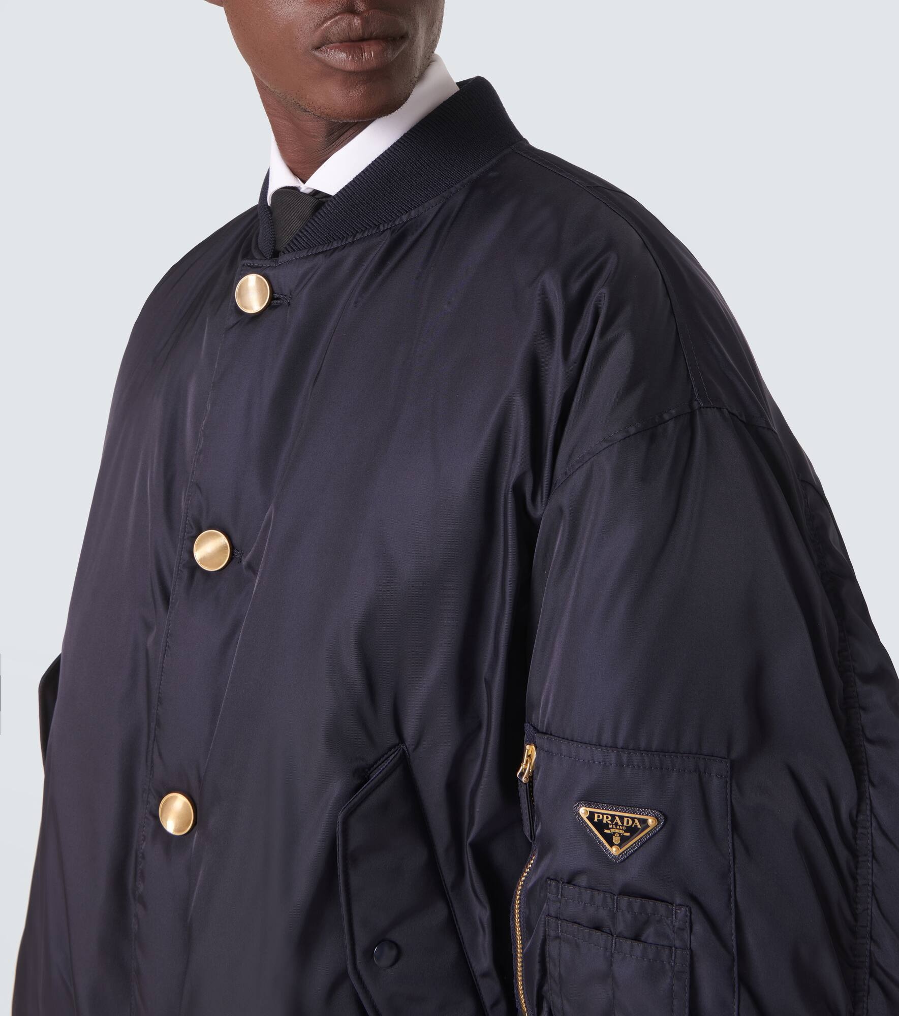 Re-Nylon bomber jacket - 5