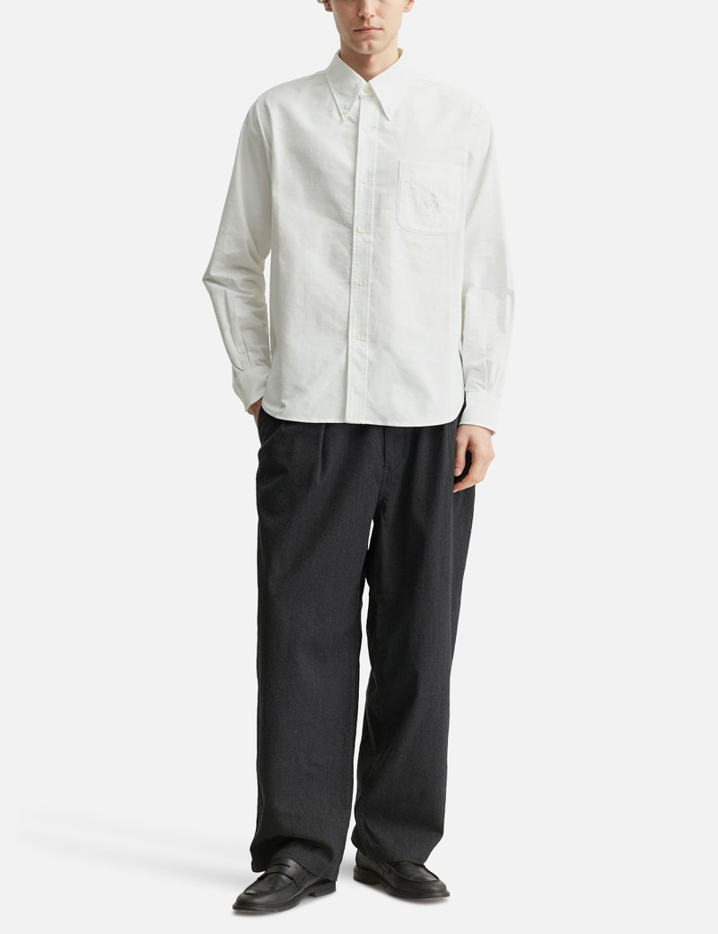 BRAIN DEAD BRAIN DEAD X BROOKS BROTHERS CALIFORNIA SELVEDGE OXFORD BUTTON UP SHIRT outlook