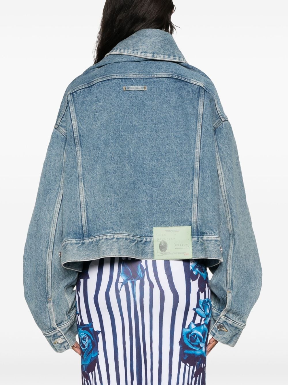 detachable-panels denim jacket - 4