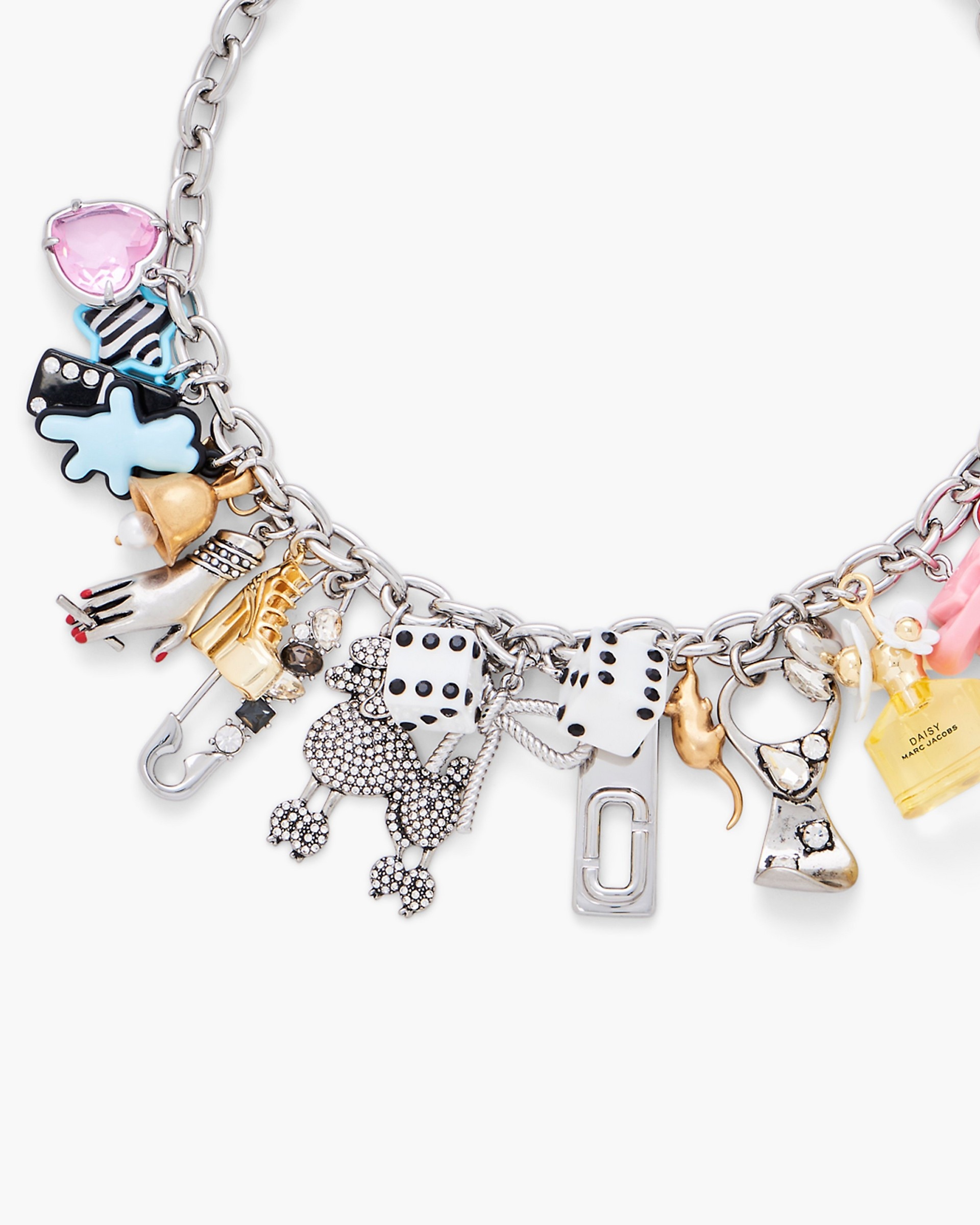 THE STICKER CHARM STATEMENT NECKLACE - 4