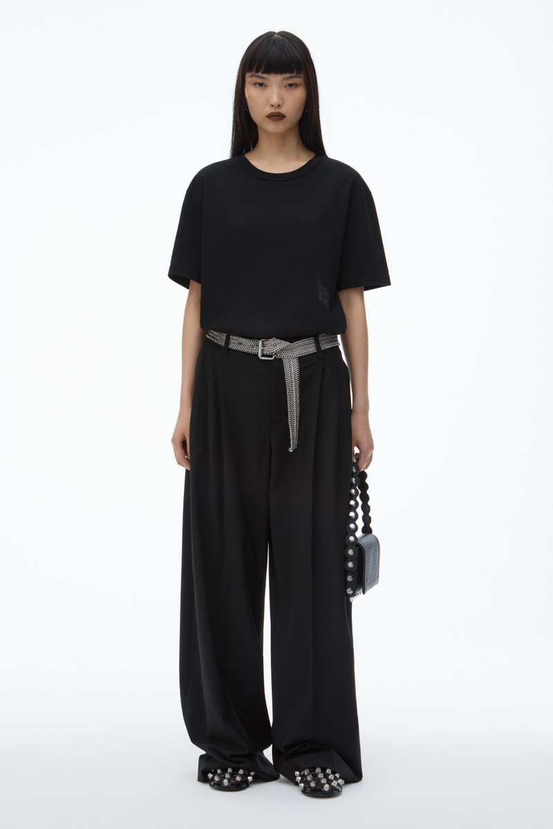 Alexander Wang PUFF LOGO TEE IN COTTON JERSEY outlook