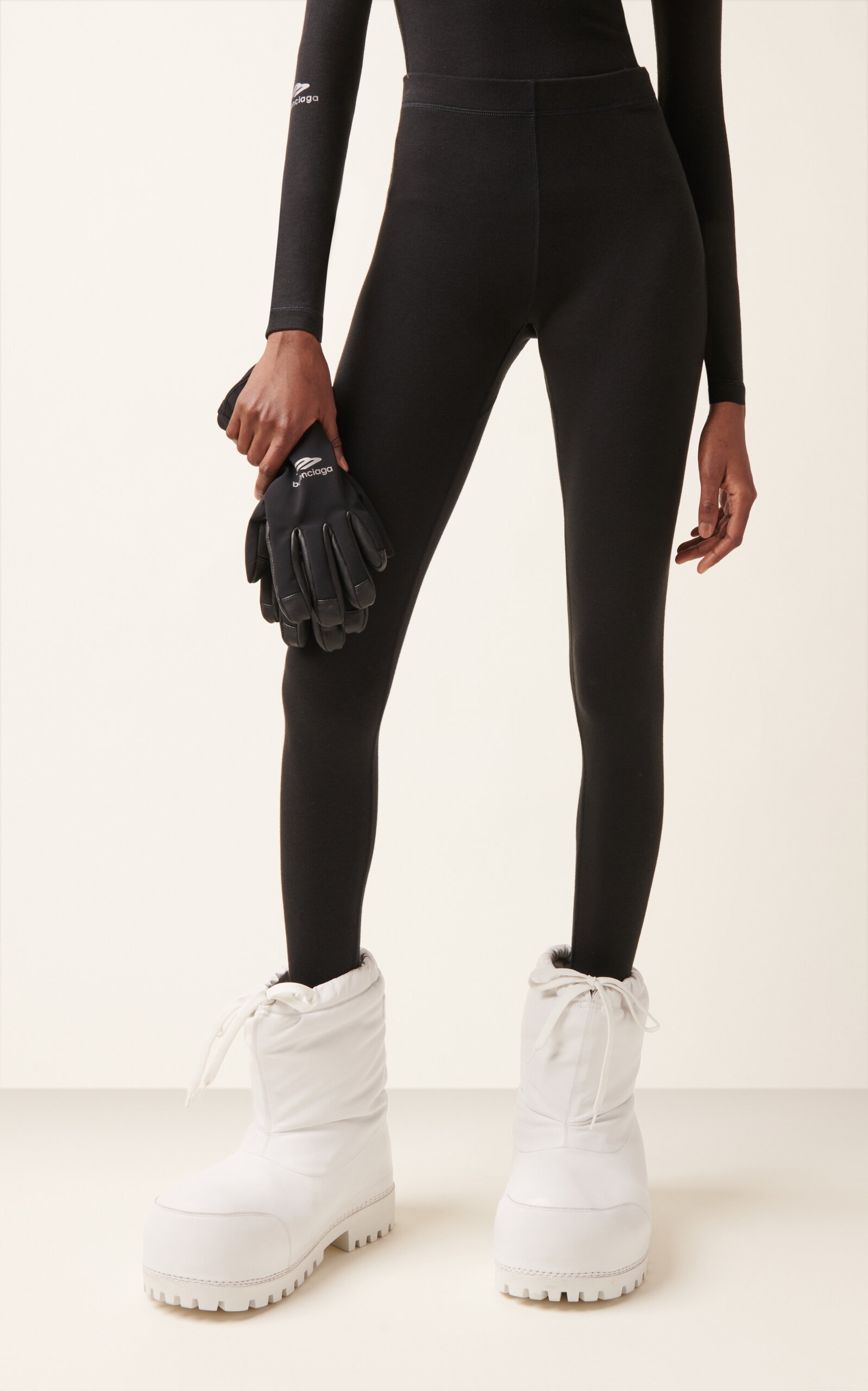 Thermal Jersey Ski Leggings black - 3