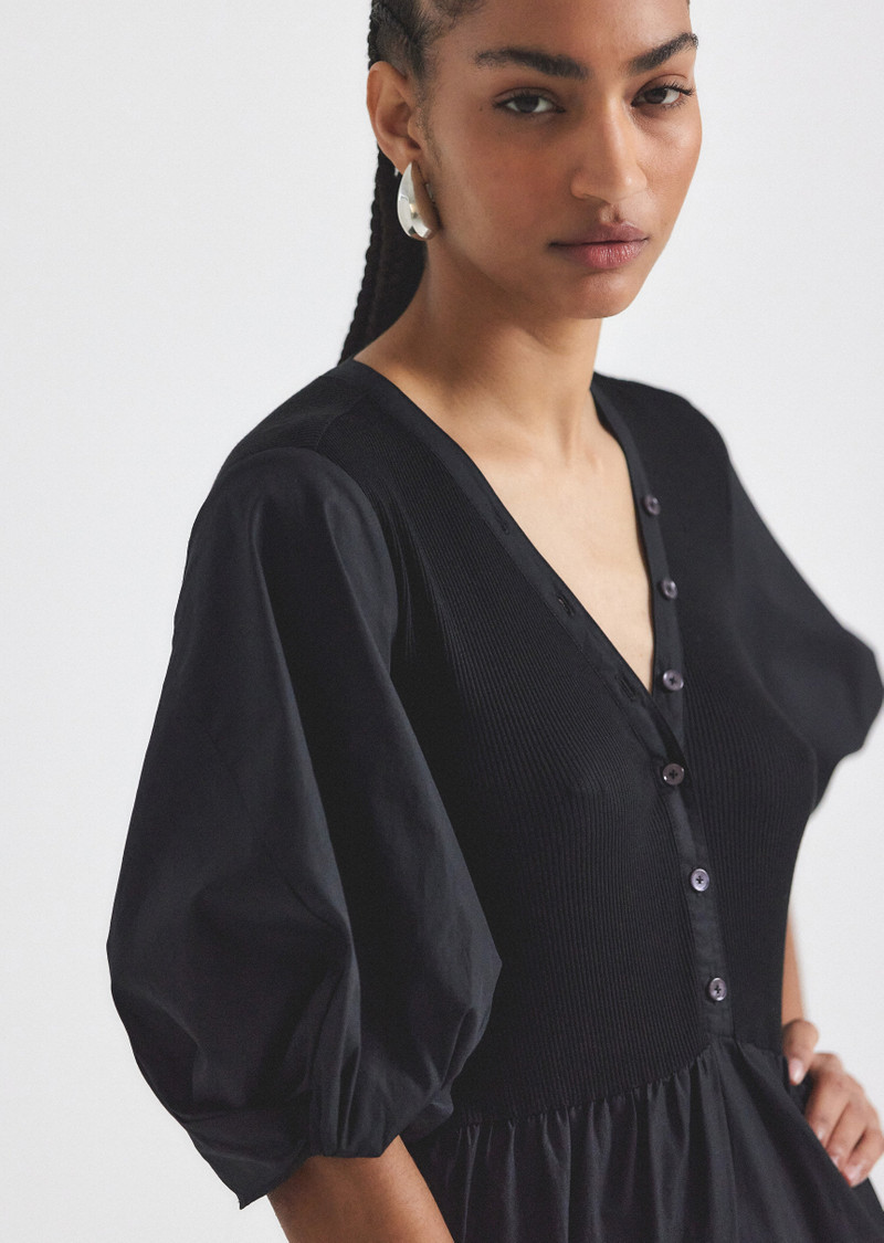 NATALIA MIXED MEDIA DRESS 5