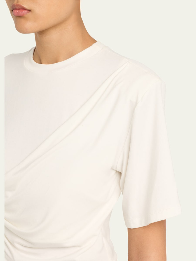 Rowley Gathered Short-Sleeve Tee 5