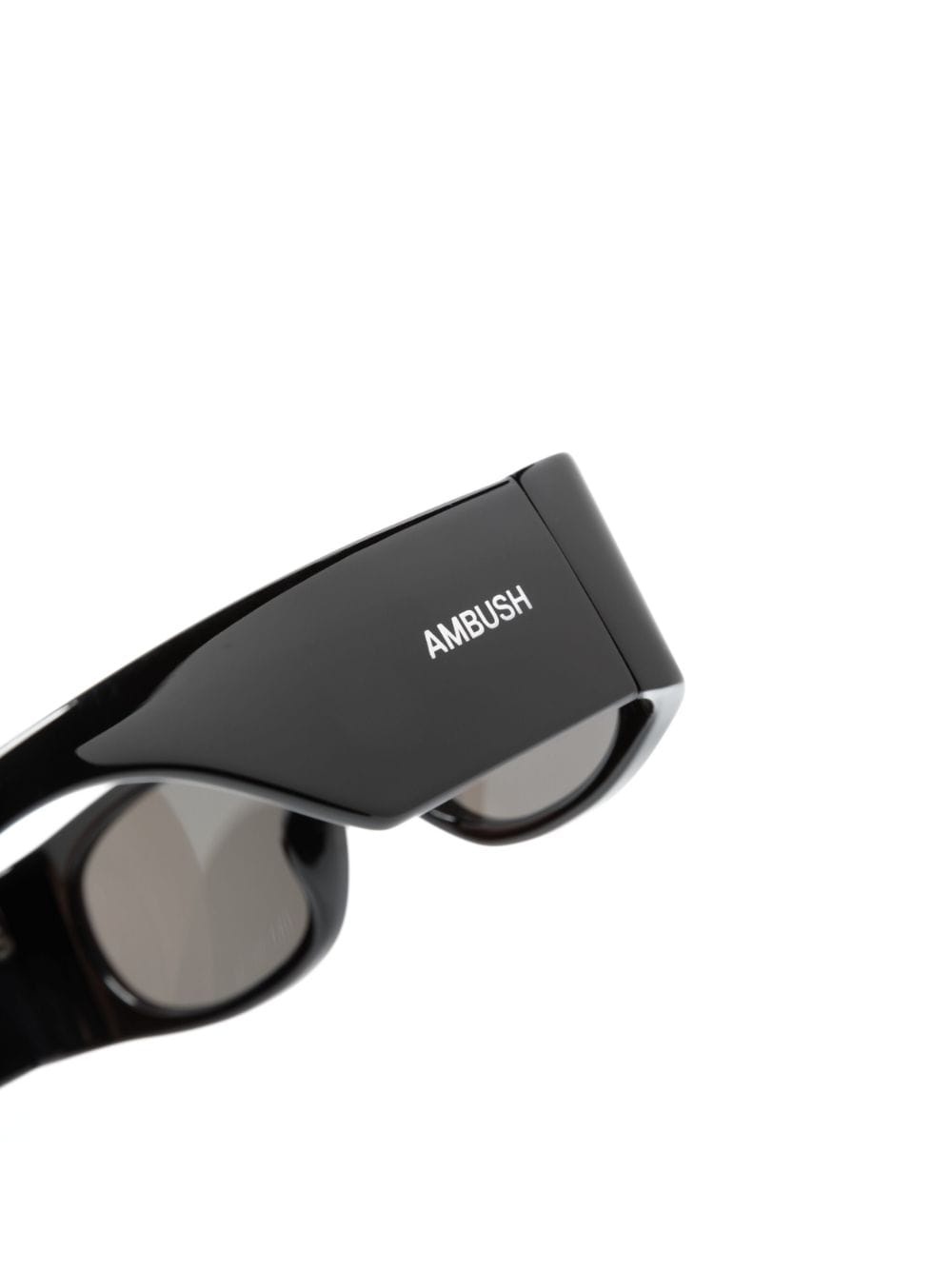 logo-print oval-frame sunglasses - 3
