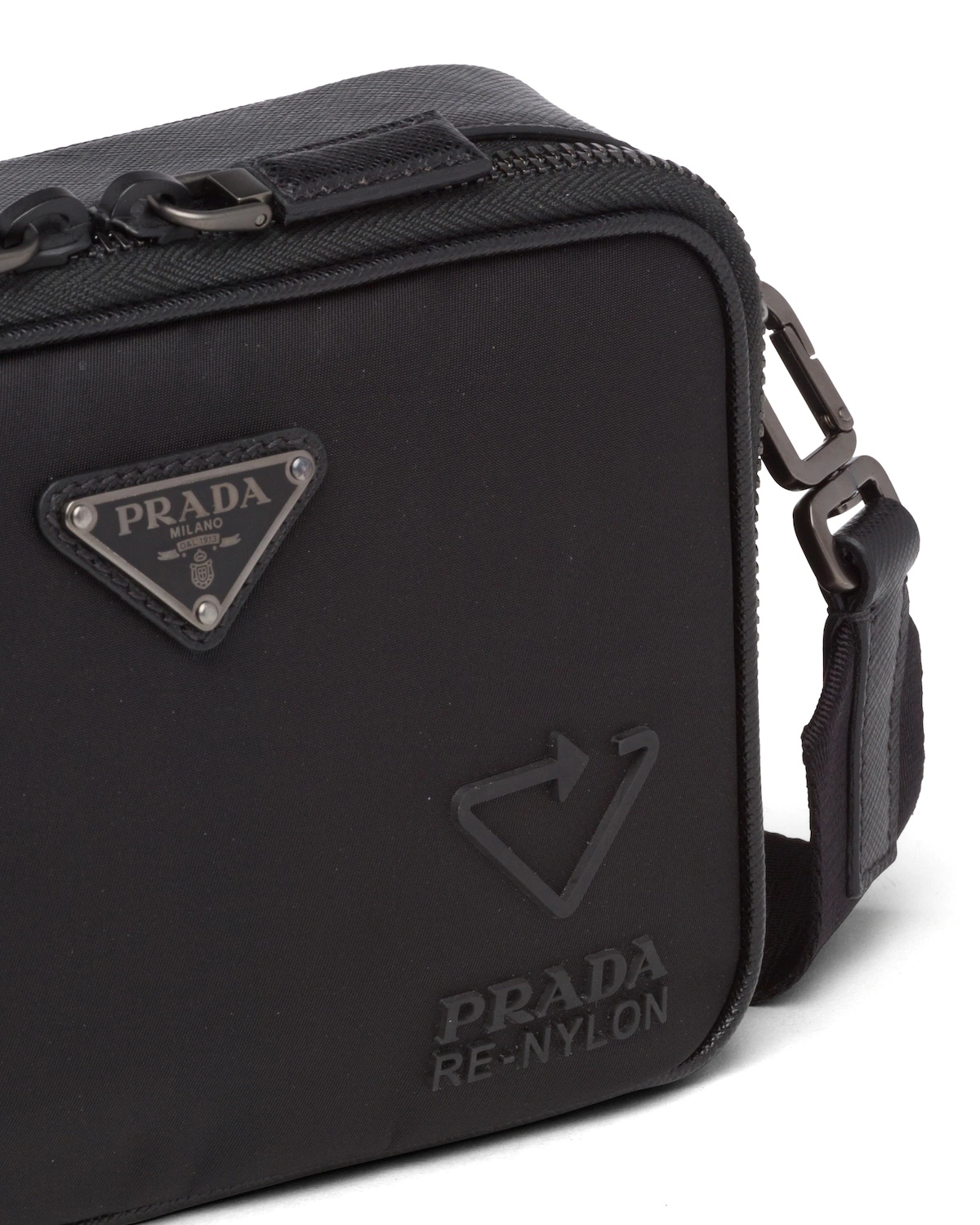 Prada Brique Re-Nylon and Saffiano leather bag - 6