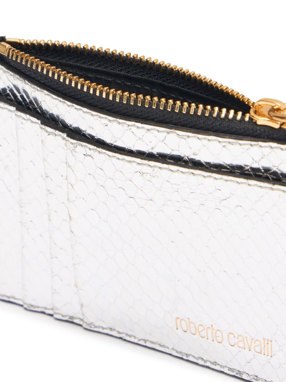 metallic-leather card holder - 4