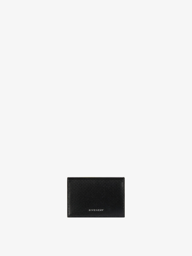GIVENCHY BUSINESS CARD HOLDER IN 4G CLASSIC LEATHER 1
