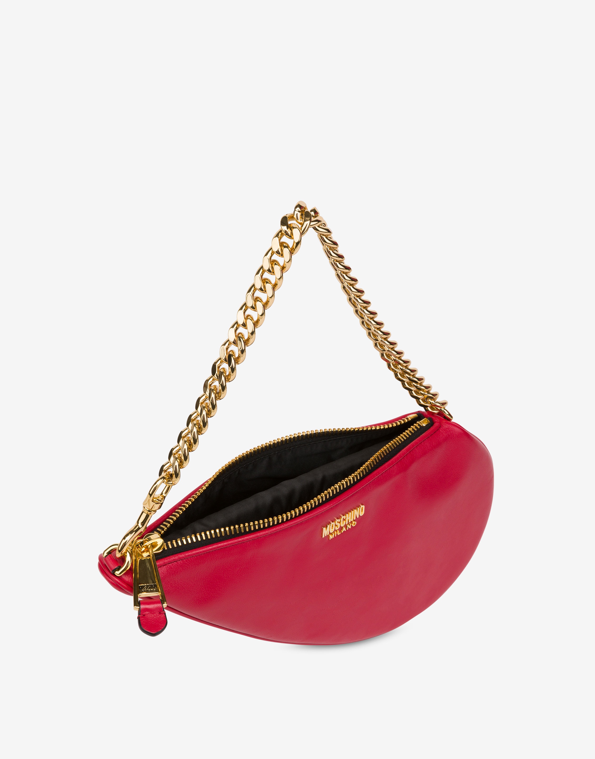 CALFSKIN RED HEART BAG - 3