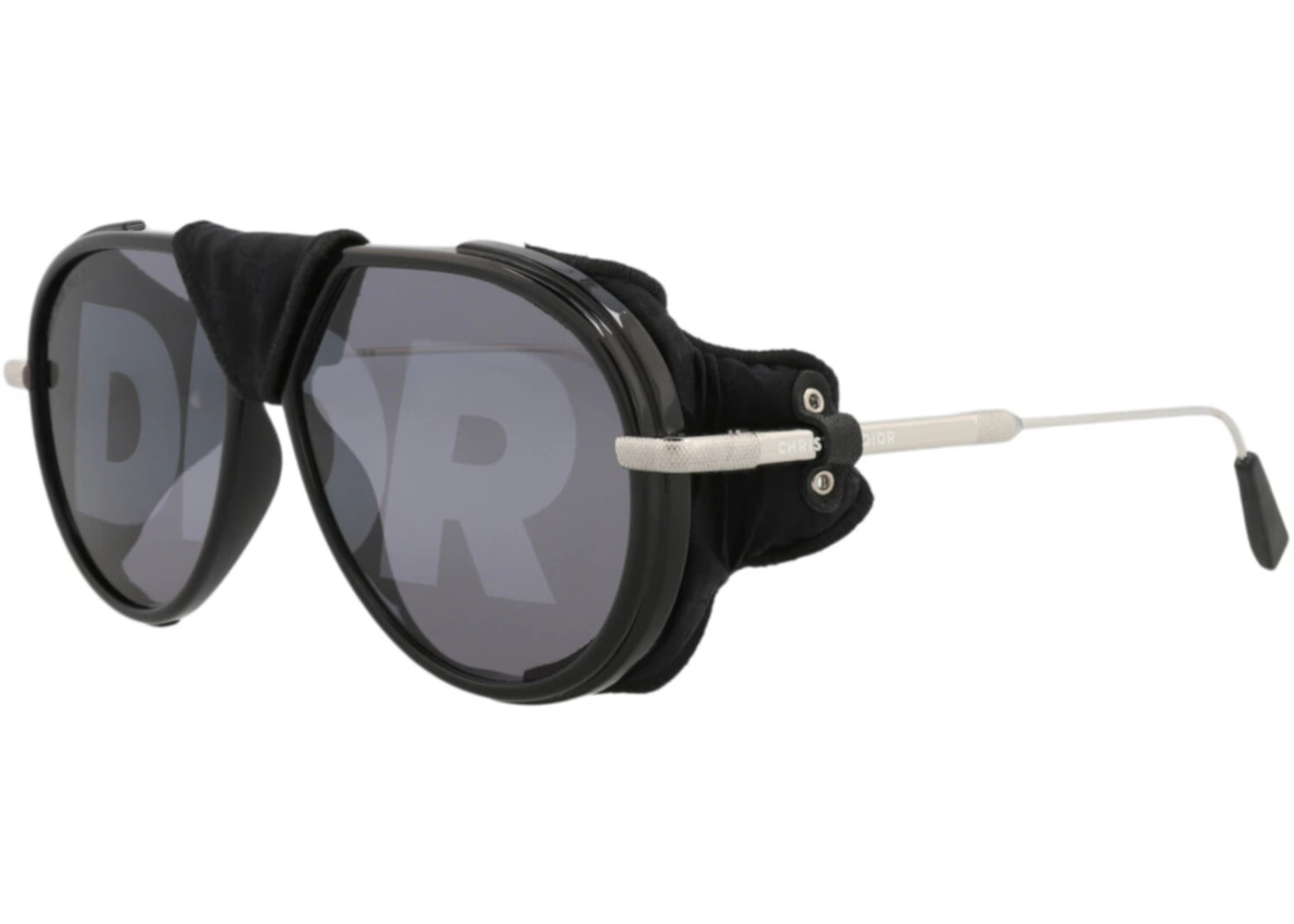 Dior Aviator-Frame Acetate Sunglasses Black Black Smoke (DM40092I-57-01C) - 2