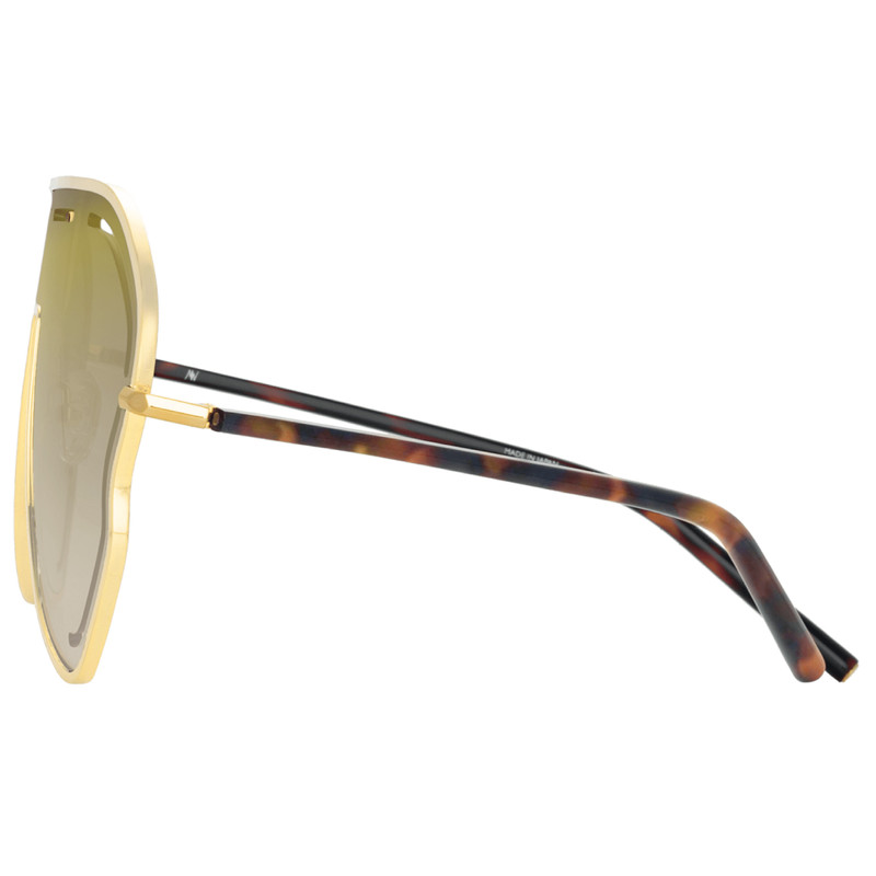 Kika Gardenia Sunglasses in Gold 4