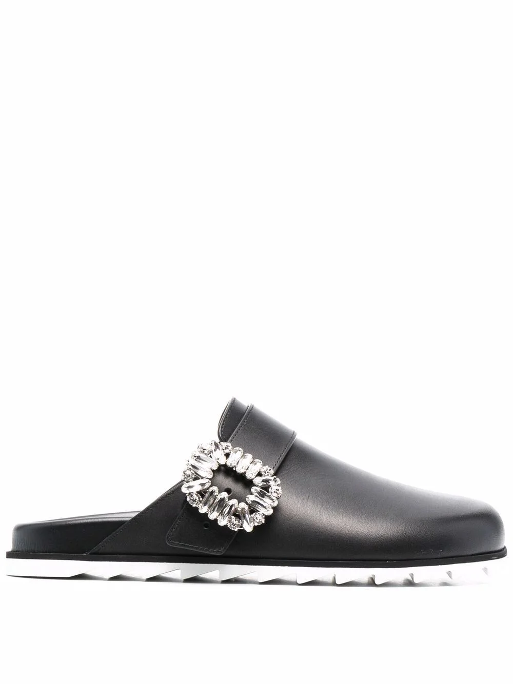 Slidy Viv crystal-buckle mules - 1