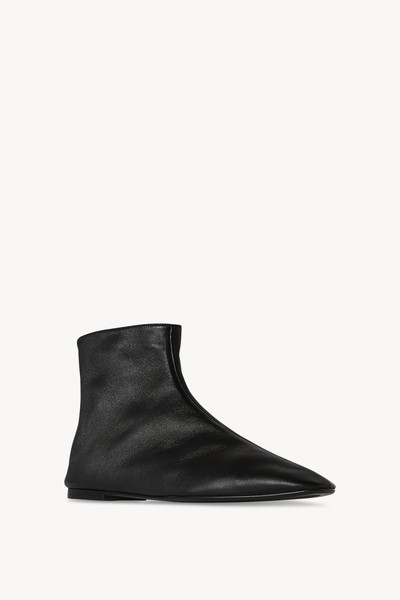 The Row Ava Bootie in Leather outlook