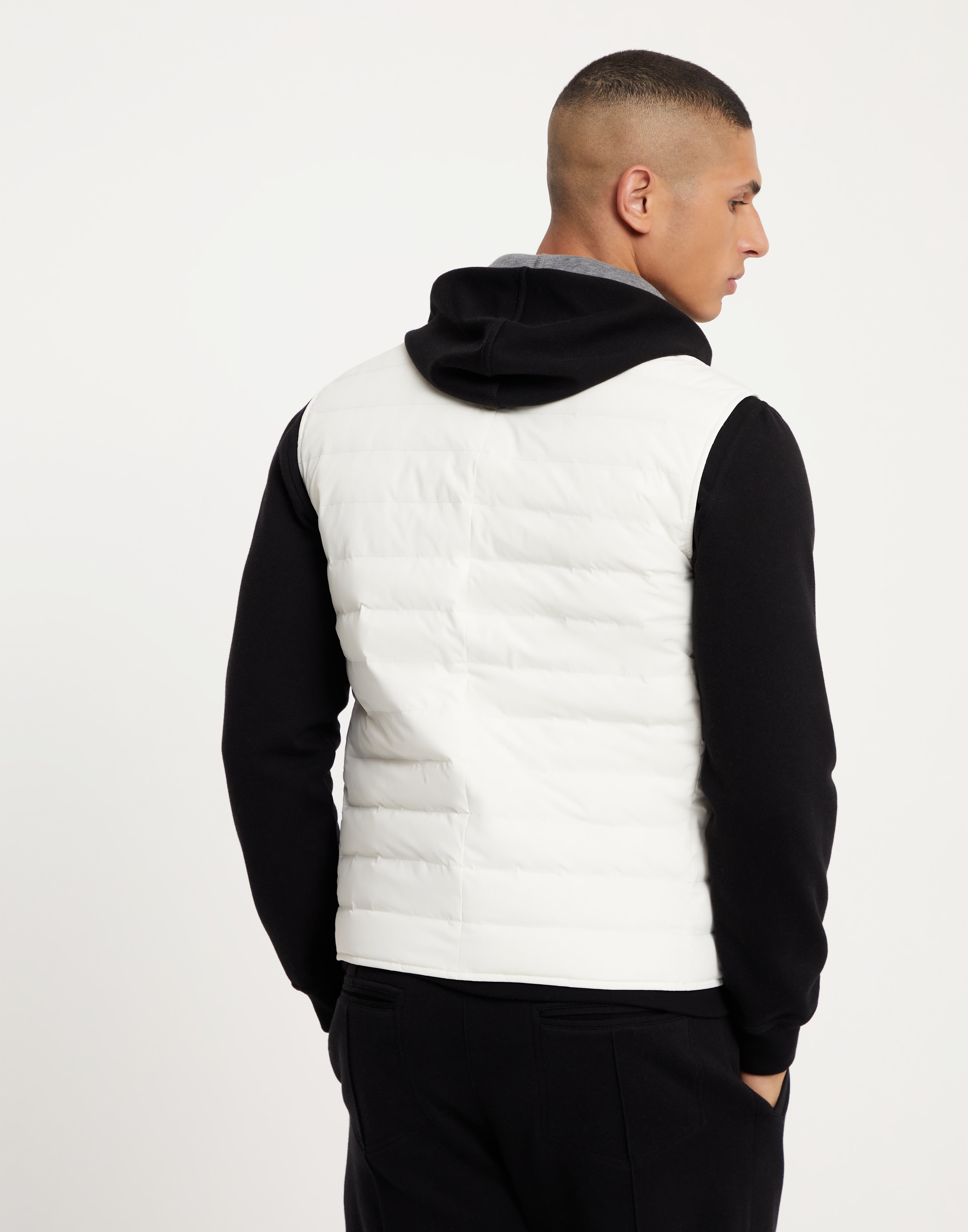 Bonded taffeta lightweight down vest - 2