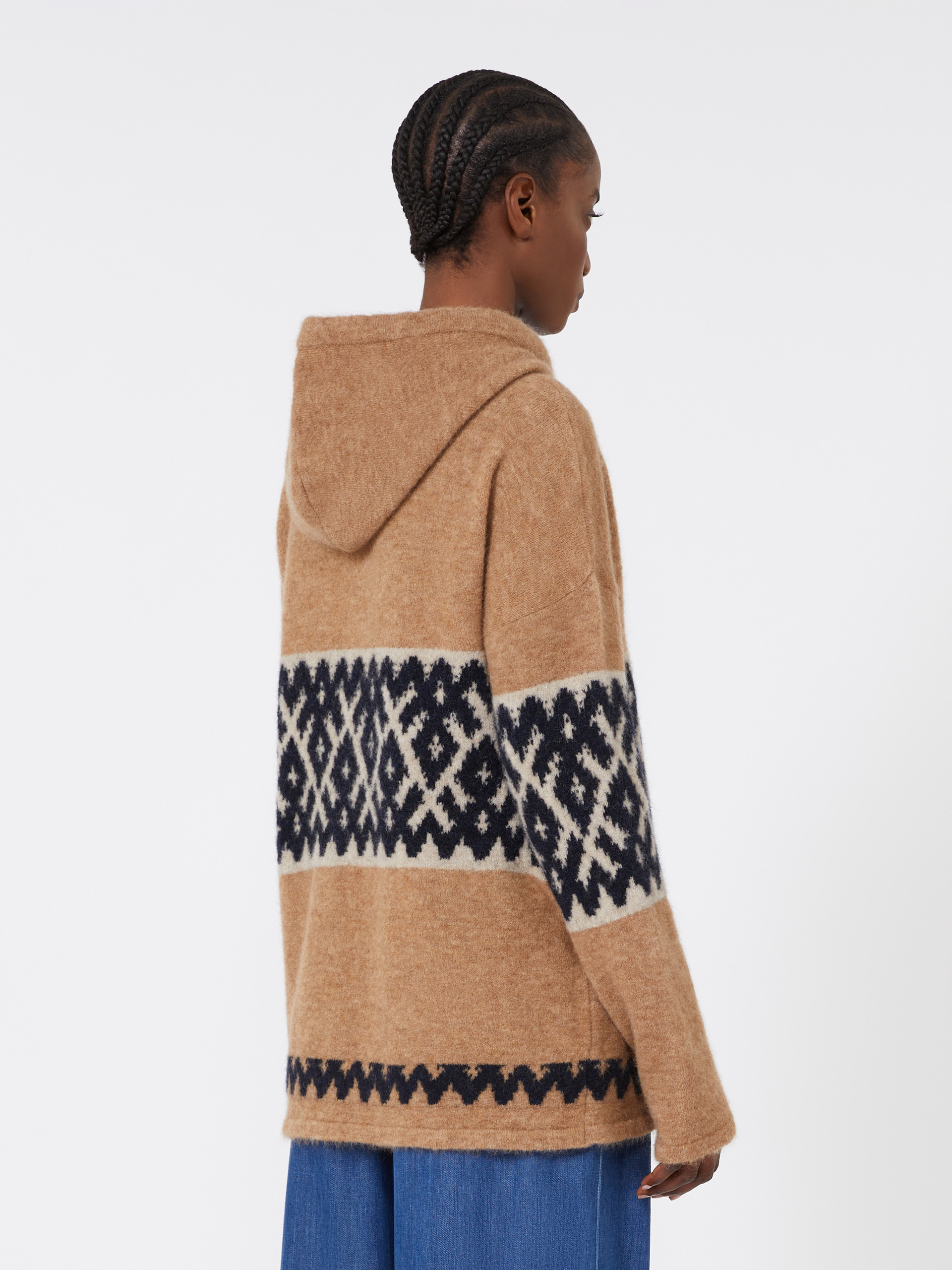 IVAN Mohair-blend jacquard sweatshirt - 4