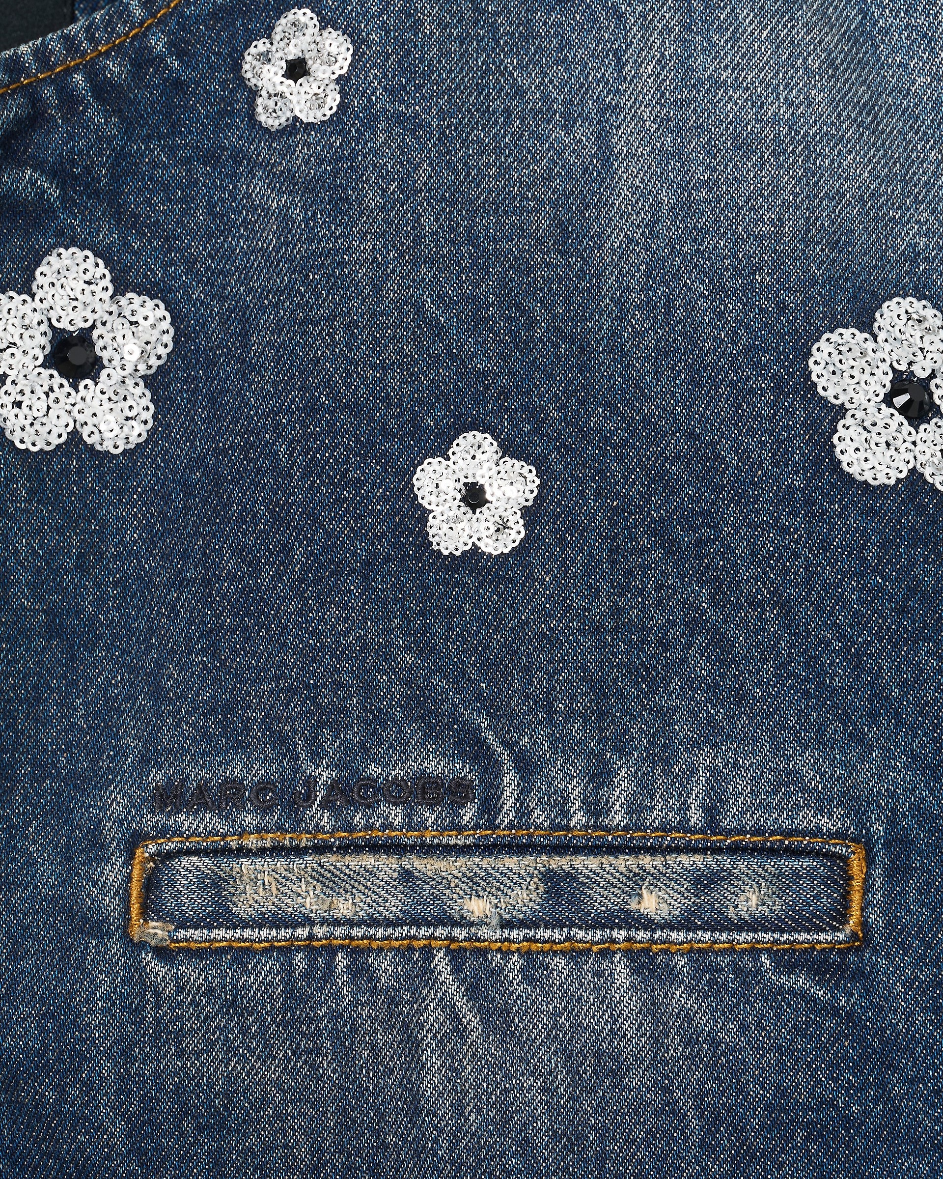 SEQUIN DAISY CROPPED JACKET - 6