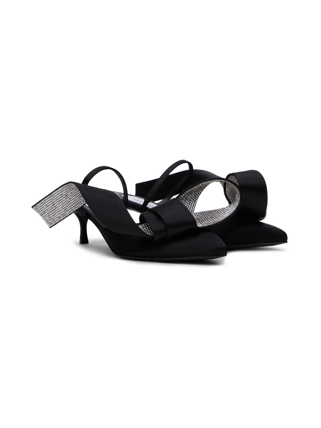 Black Sergio Rossi Edition Marquise Heeled Sandals - 4