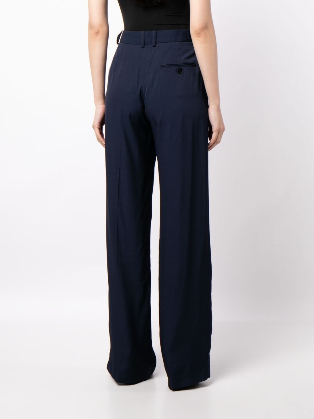 straight-leg tailored trousers - 4