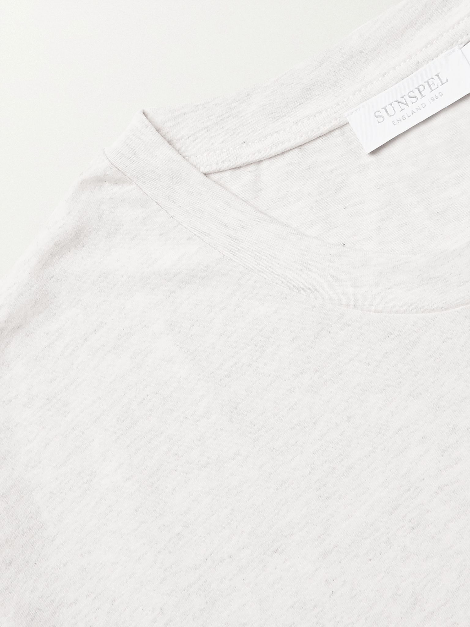 Riviera Cotton-Jersey T-Shirt Cream - 5