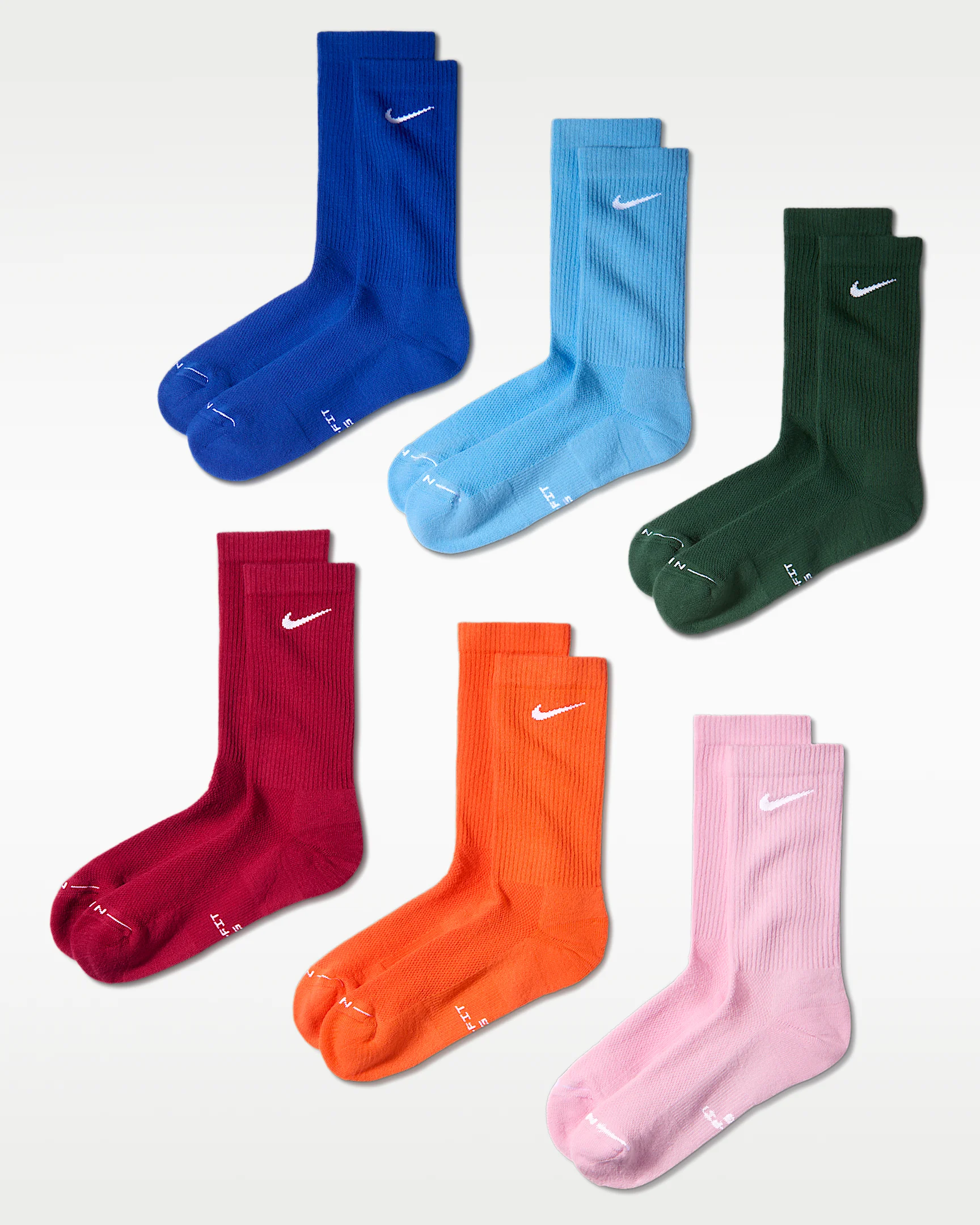 Nike Everyday Elevated Crew Socks (6 Pairs) - 1
