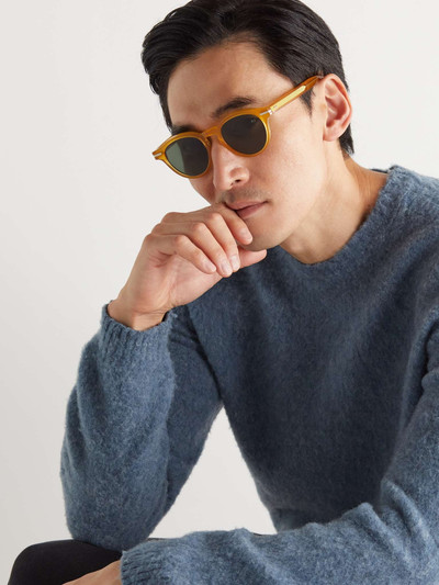 CUTLER AND GROSS 1338 Round-Frame Acetate Sunglasses outlook