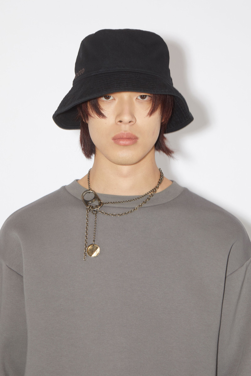 Twill bucket hat - Black 3