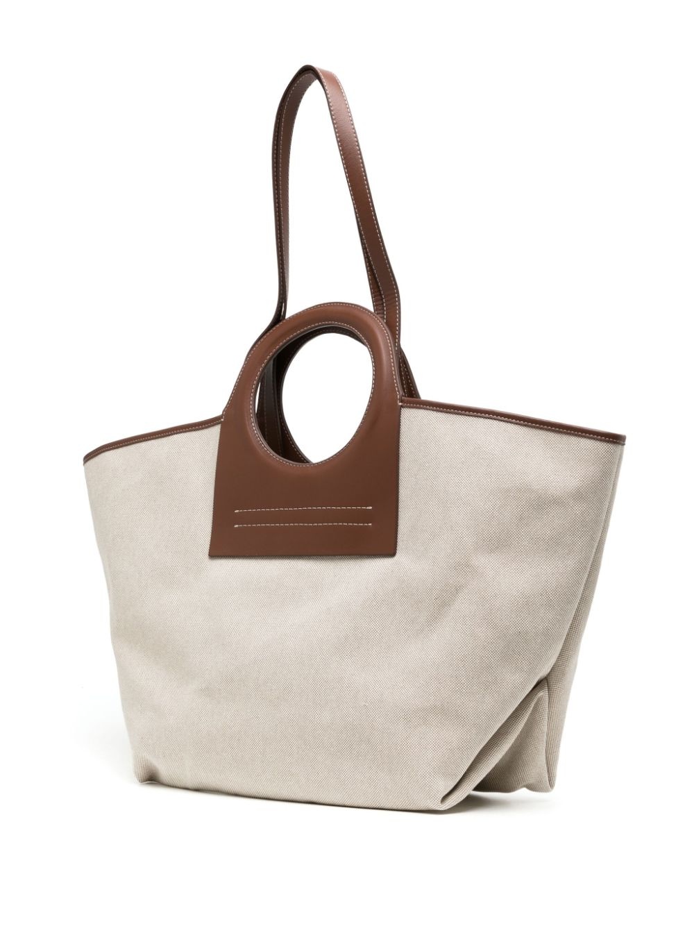 large Cala leather tote bag - 3