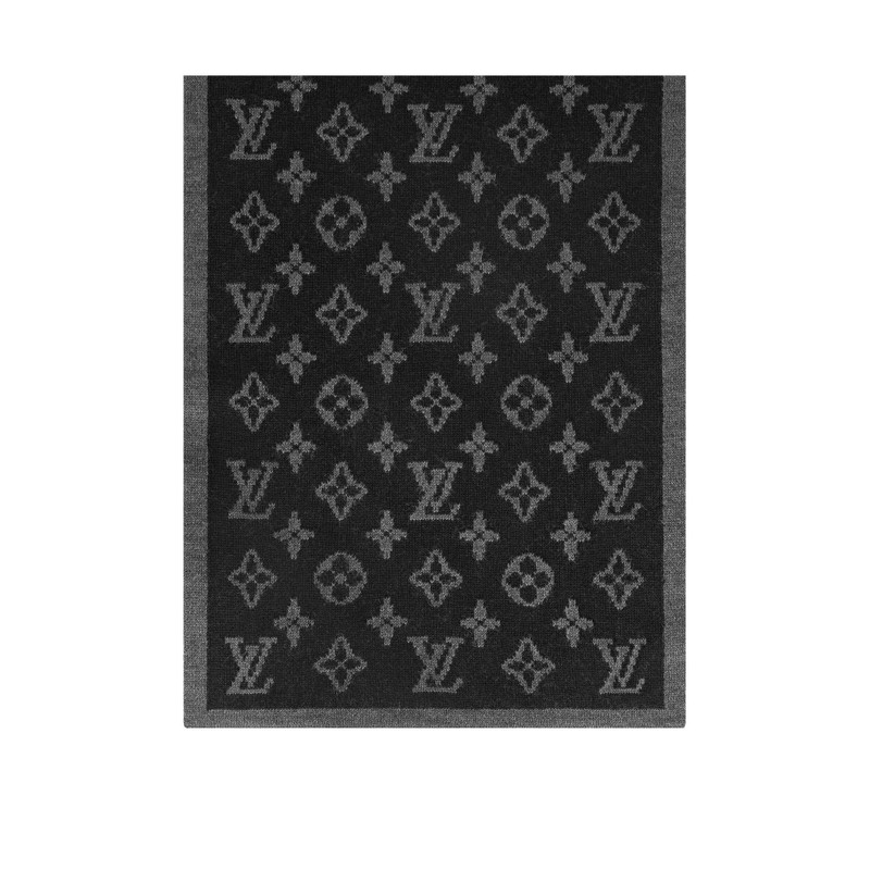 Monogram Stripy Scarf 6