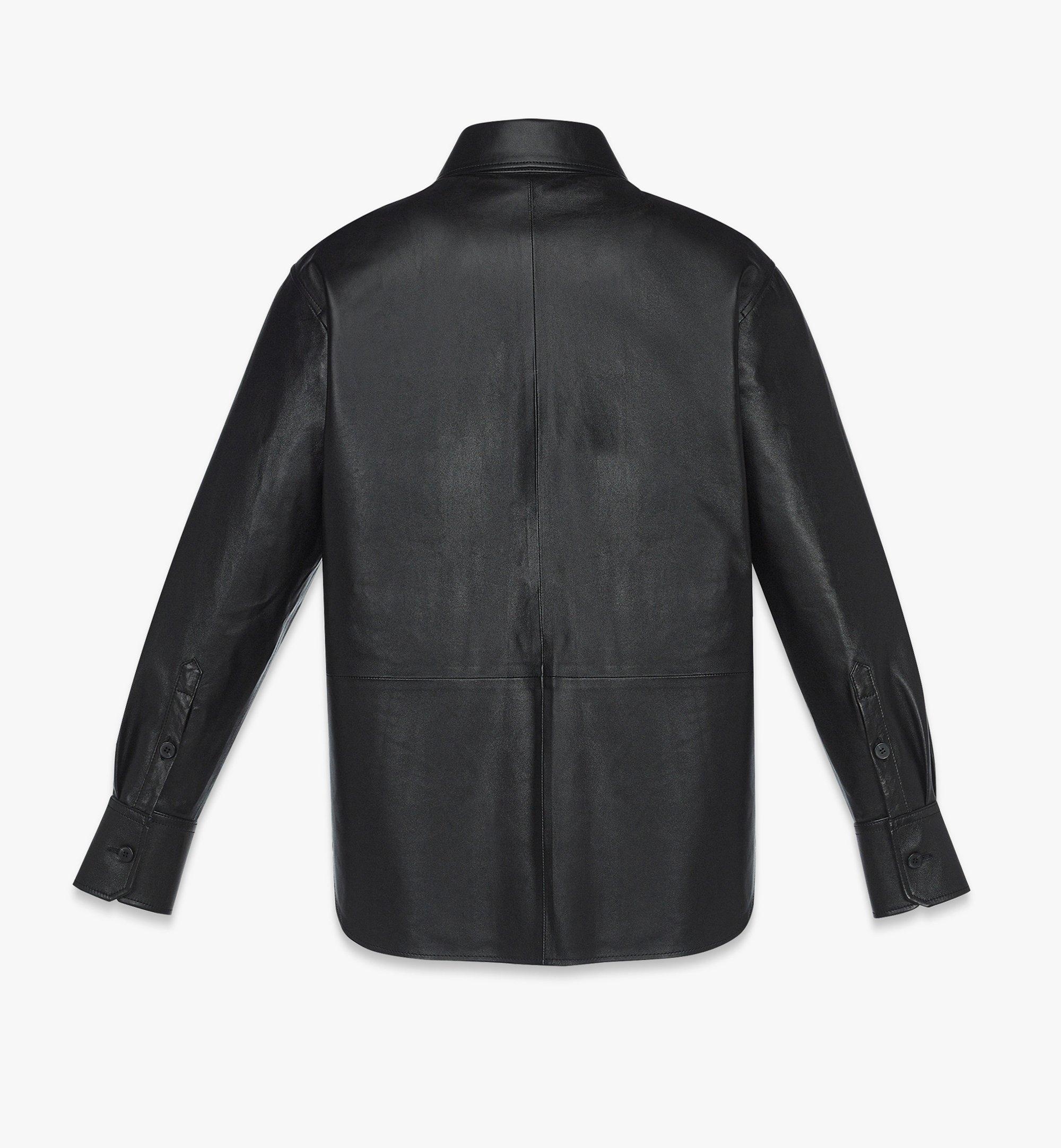 Black Label Shirt in Lamb Leather - 3