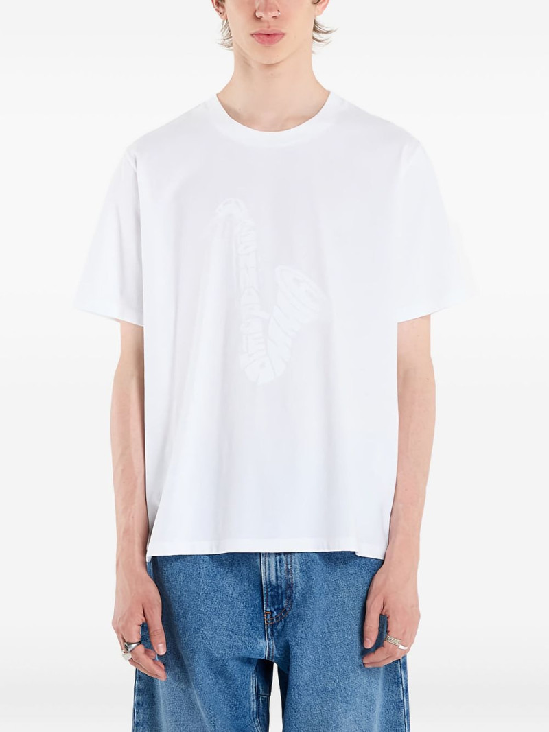 saxophone-print T-shirt 3