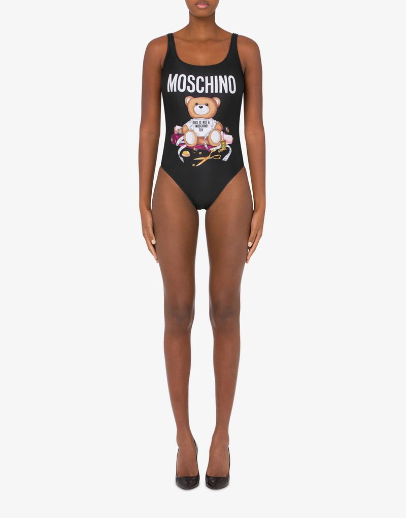 Moschino TAILOR TEDDY BEAR ONE-PIECE SWIMSUIT outlook