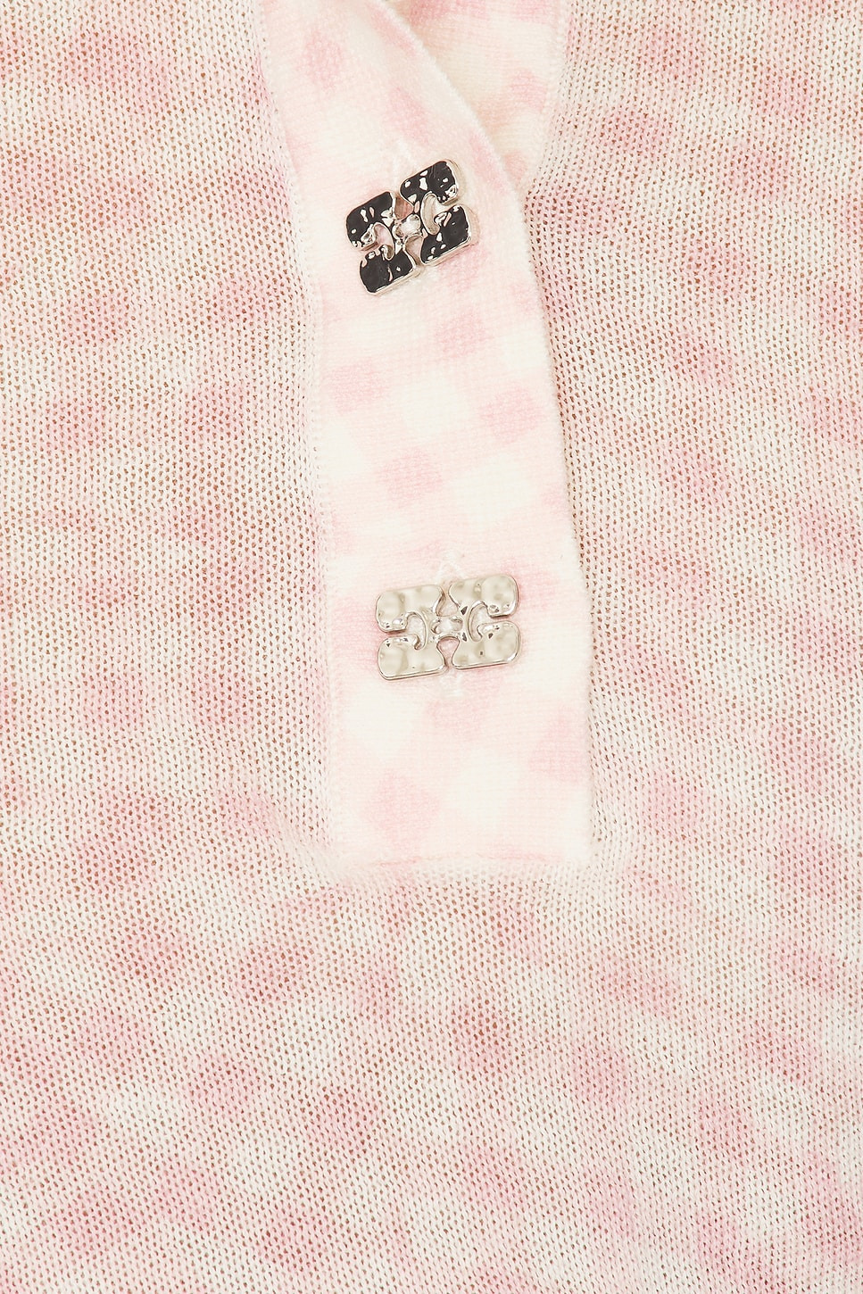 Sheer Cotton Printed Polo - 5