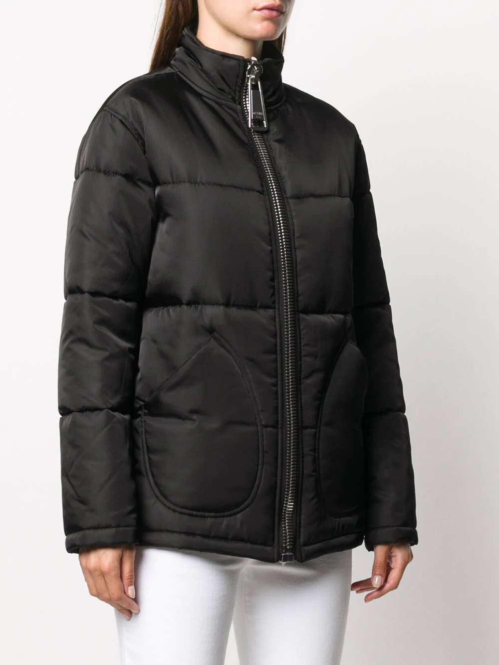 funnel neck puffer jacket - 3