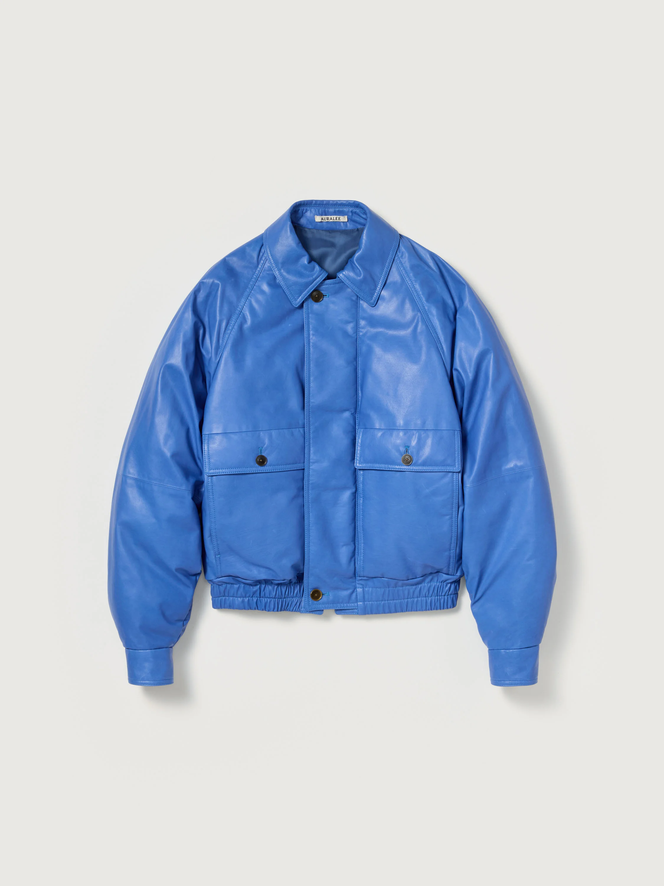 FINE CALF LEATHER DOWN BLOUSON - 1