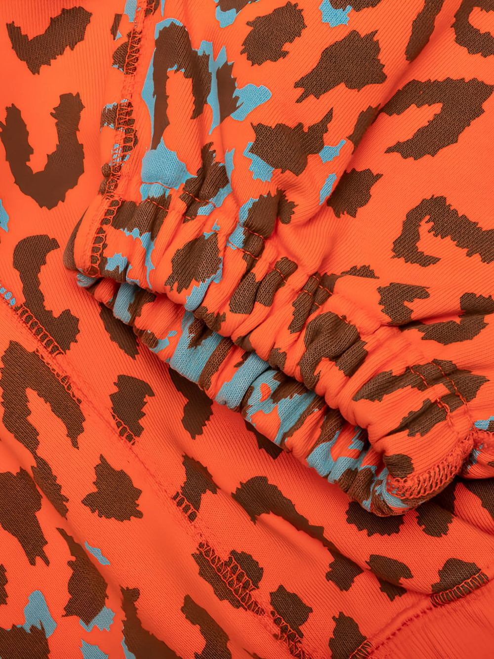leopard-print drawstring track pants - 3