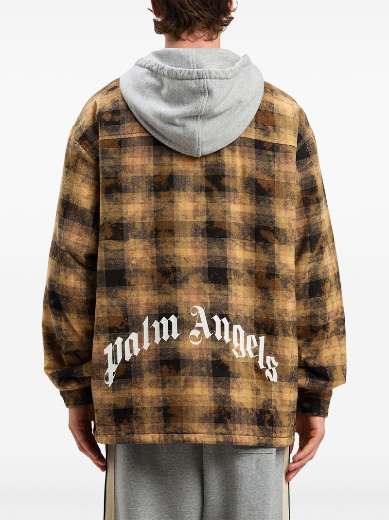 checkered zip-fastened hoodie 5