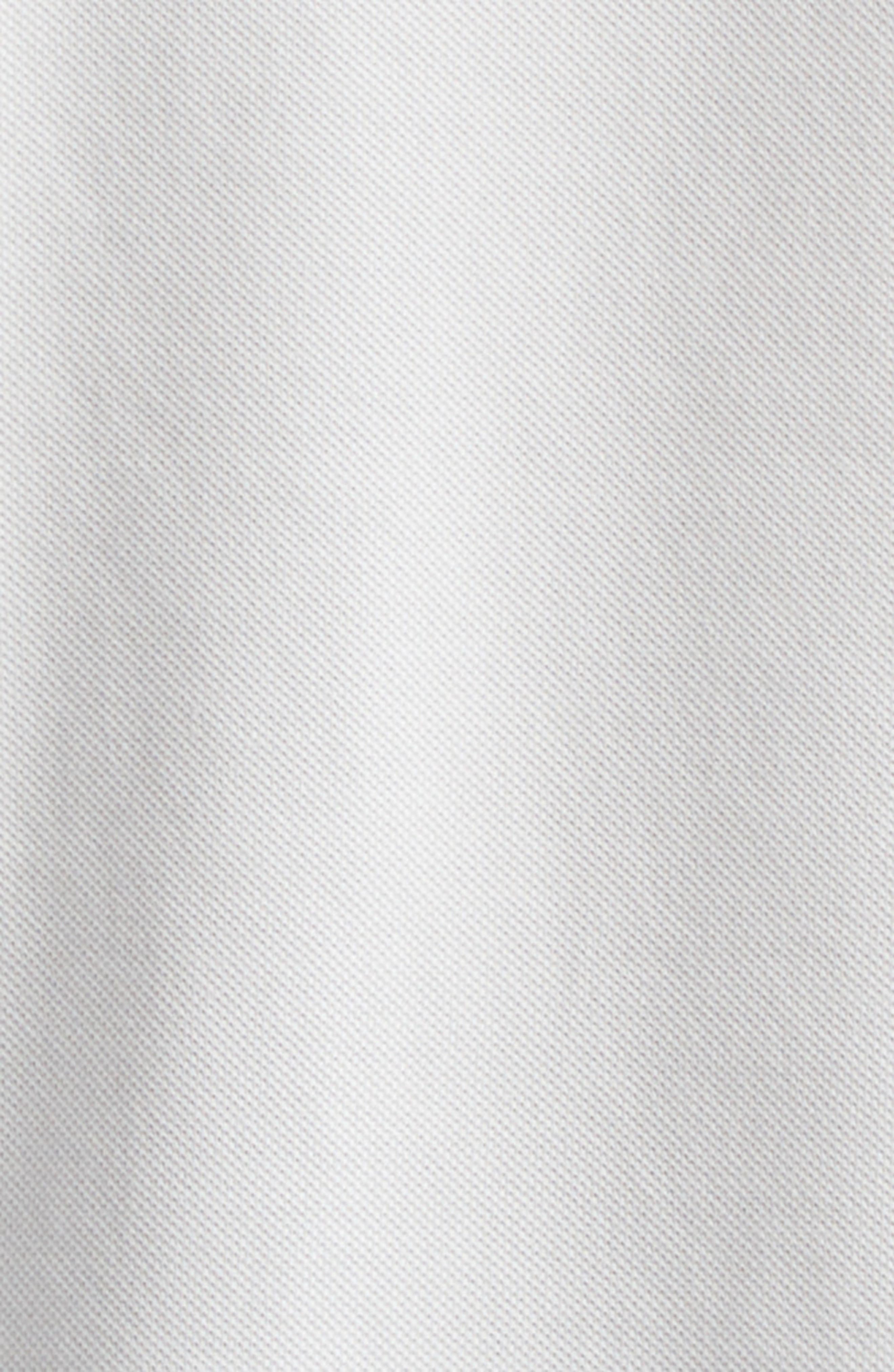 Moncler Tipped Cotton Piqué Polo in Silk White at Nordstrom - 6