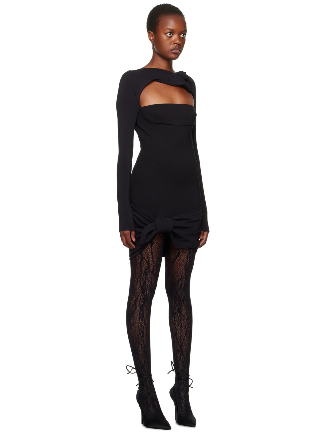 Black Donnie Minidress - 2