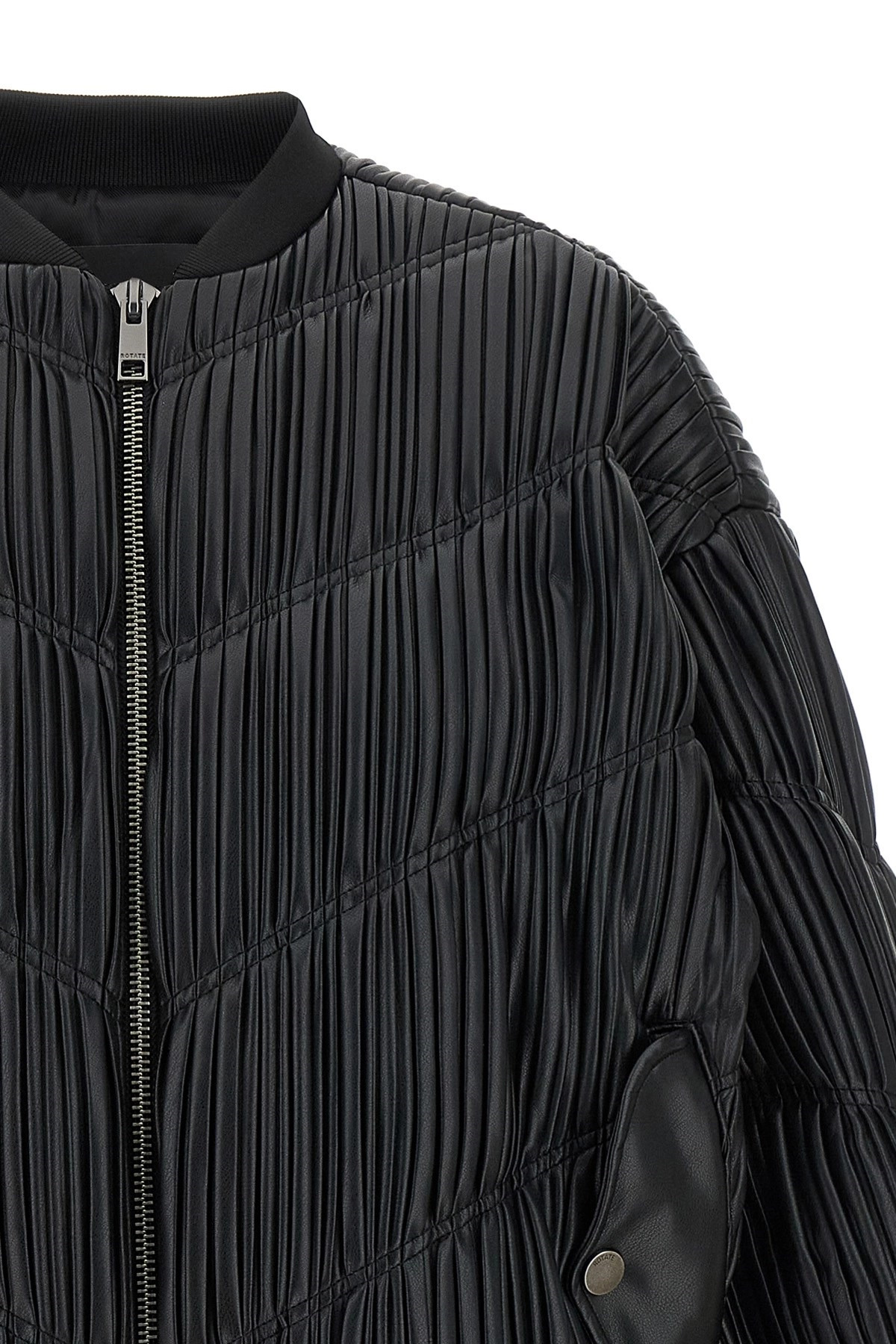 Pleated bomber jacket - 4