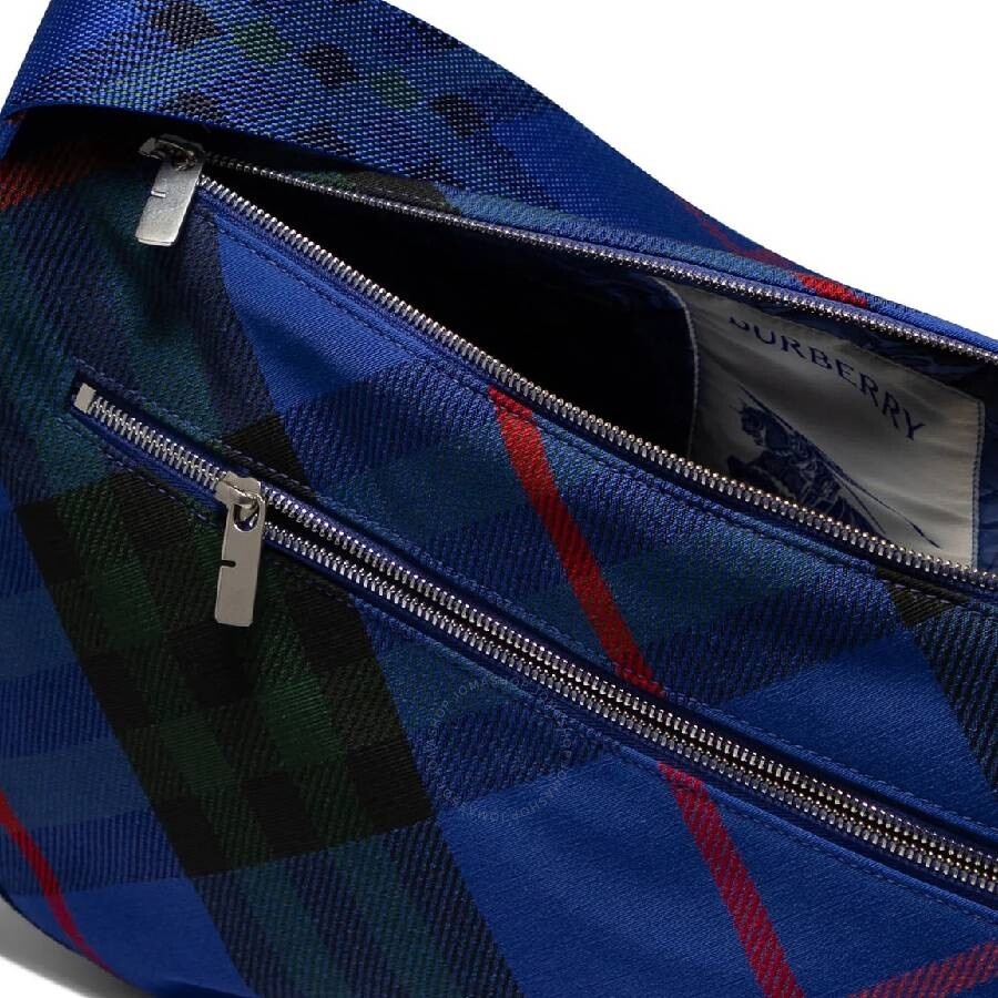 Burberry Check Pattern Shield Messenger Bag - 3