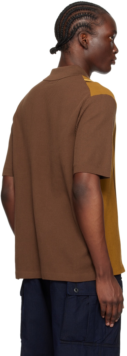 Brown Stripe Polo - 3